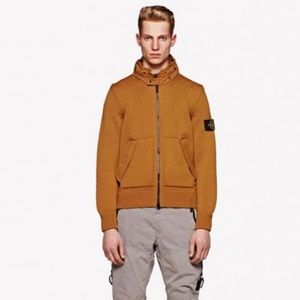 Navy Blue Stone Island Sweater